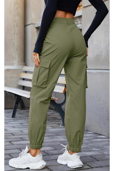 GHASSY CO. Women's Hiking Cargo Pants with Light Flex and Pockets - Quick Dry