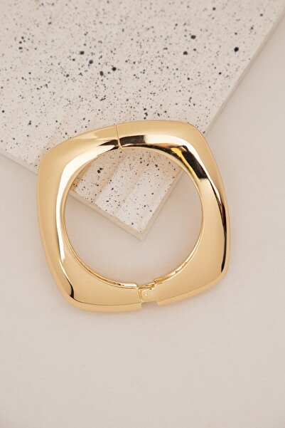 Sacha Accessories Gold Colored Square Form Bracelet
