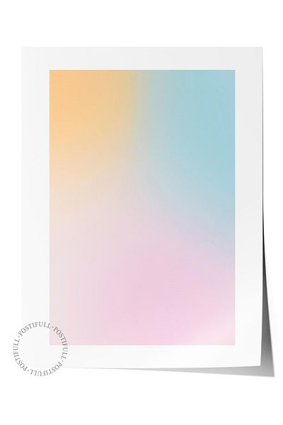 Postifull Aura Series NO:36 - Μικτή αγγελική αφίσα χωρίς πλαίσιο