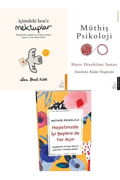 Destek Yayınları İçimdeki Ben'e Mektuplar + Hayır Dİyebilme Sanatı / Müthiş P...