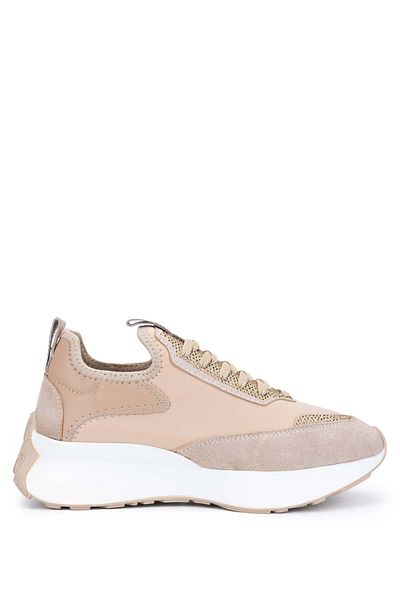Tamer Tanca Beige Vegan Women's Sneakers - Sports Shoes
