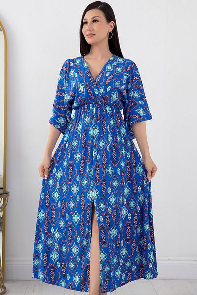 PULLIMM Double Breasted Slit Dress - 936-2966