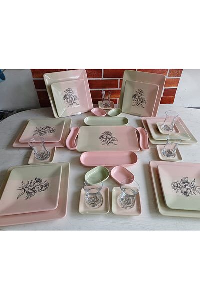 Keramika 33 Pieces - Colorful Flavors Breakfast Set