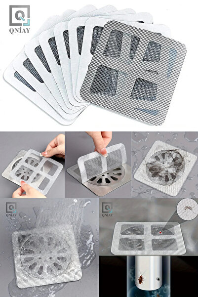 QNİAY Banyo Gider Süzgeci Saç Yakalayıcı 5 adet Süzgeç Banyo Duş Gider Tıkanı...