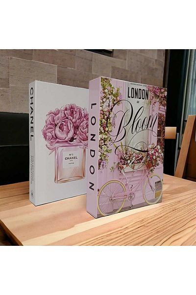 NARİBA Decorative Book Box Set of 2