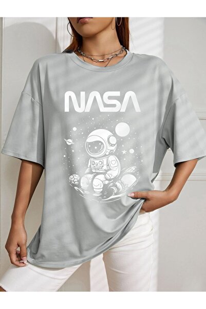 LAND MODA NASA надрукована футболка Oversize