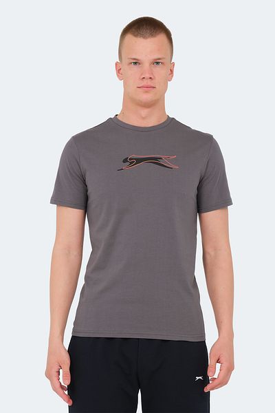 Slazenger Ανδρικό T-Shirt - VEDRAN KTN, Σκούρο Γκρι