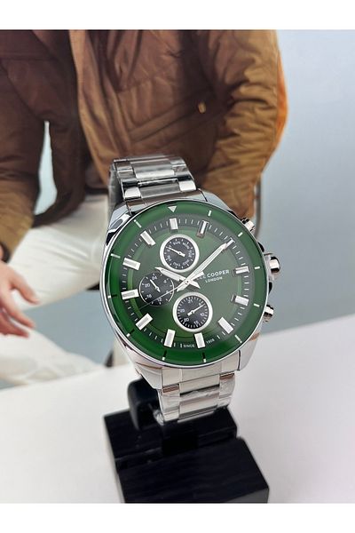 Lee Cooper Men's Wristwatch - Steel, 5 ATM Waterproof, 2 Years Warranty