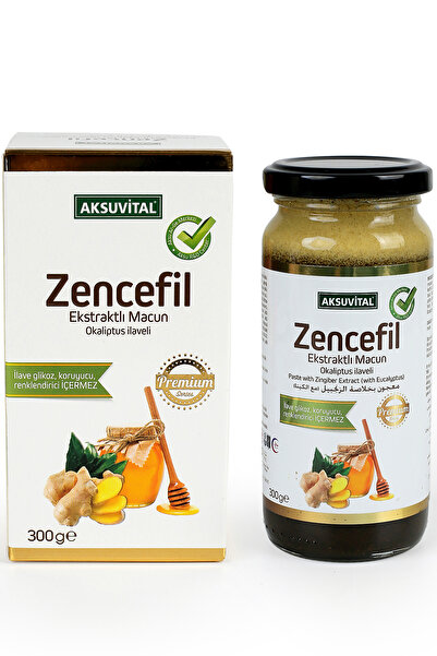 Aksu Vital Okaliptus İlaveli Zencefil Ekstraktlı (Yeni Formül) Macun 300 gr