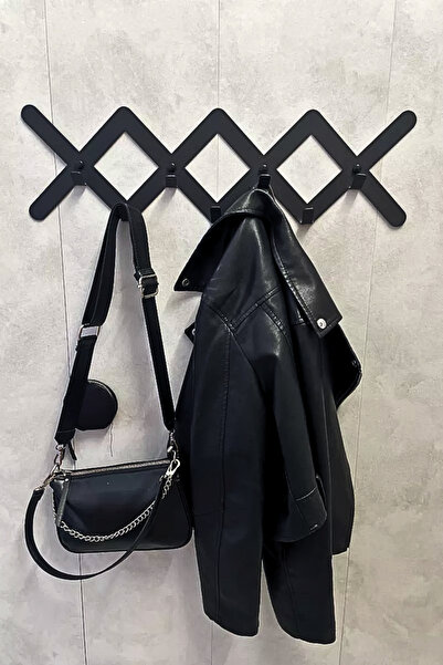 3art Metal Dekoratif Demir Duvar Askısı - Metal Askılık - Elbise Askısı