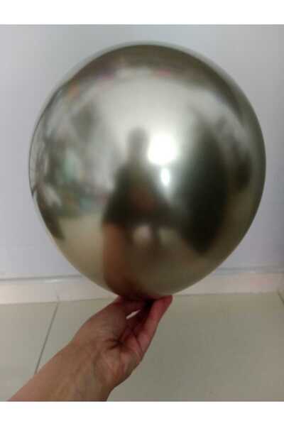 Kalisan Mirror Beyaz Gold Balon 12' (10'lu paket)
