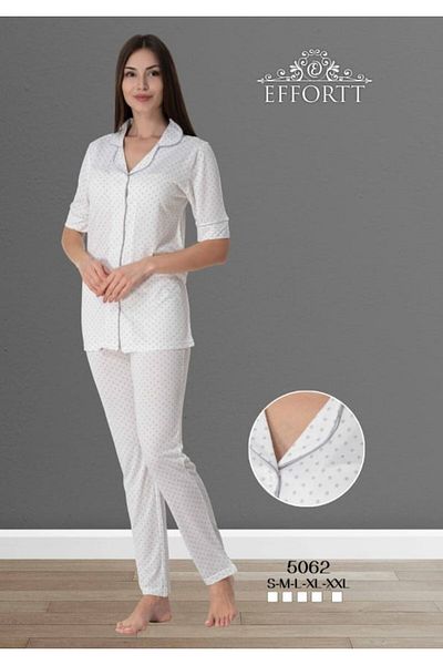 Effortt Pregnant Maternity Polka Dot Pajama Set