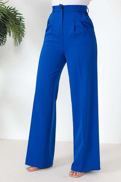 NRS Saks Blue Palazzo Trousers