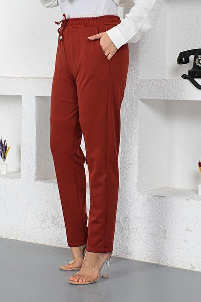 MG Women's Lace-Up Trousers - TILE