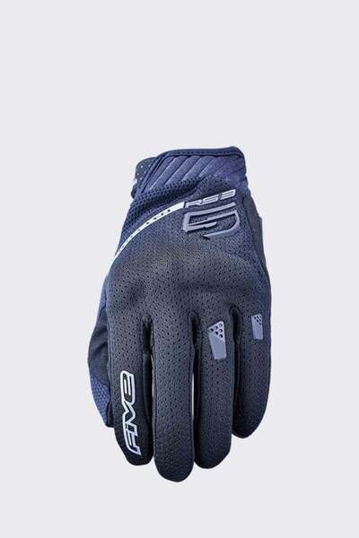 Genel Markalar FIVE RS3 EVO AIRFLOW BLACK MOTOSİKLET ELDİVENİ