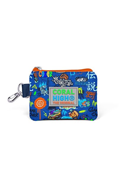 Coral High 21896ModelGraffiti Patterned Children's Coin Purse - Saks
