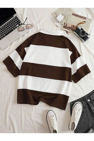 Keywest Μπλουζάκι μεγάλου μεγέθους Unisex NY με στάμπα από βαμβακερό γιακά πόλο