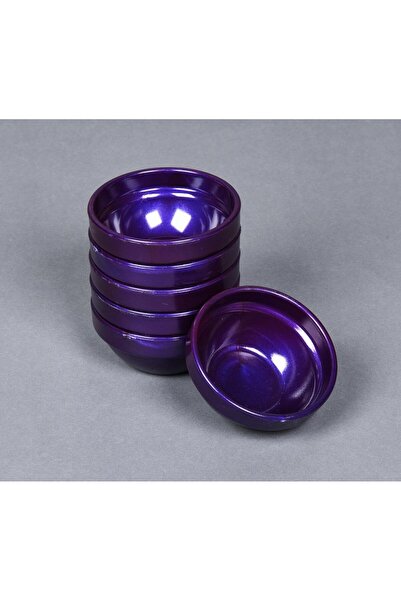 KAVİKA MEDİKAL PLASTİK Sosluk ,Reçellik , Mini Kase 12 Adet Mor
