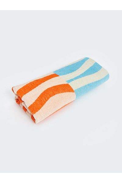 LC Waikiki LCW ACCESSORIES - Ανδρική πετσέτα θαλάσσης, βαμβακερή και έγχρωμη