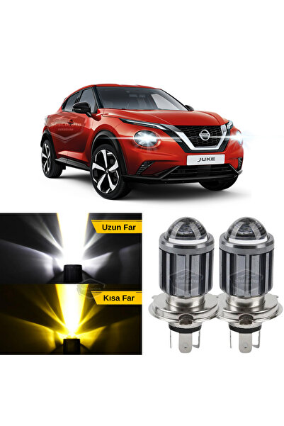 ŞüsCarOto Aksesuar Nissan Juke 2010-2014 Makyajsız Kasa Mercekli Far Ampulü L...