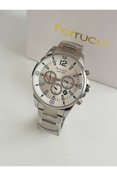 Ferrucci FERRUCCi̇ men's Silver Wristwatch