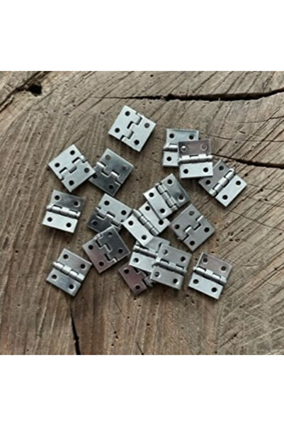 DMR 1CM MİNİ MENTEŞE NİKEL RENK TAVLA VE KUTU MENTEŞE 10*10MM 100ADET