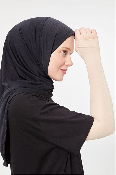 Melodi Scarf Μανίκι προσευχής Hijab Finger Snap - Χρώμα δέρματος
