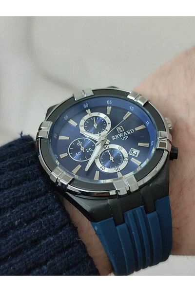 Reward Men's Wristwatch with Silicone Cord Function 2002