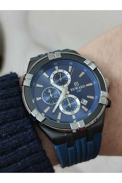 Reward Men's Wristwatch with Silicone Cord Function 2002