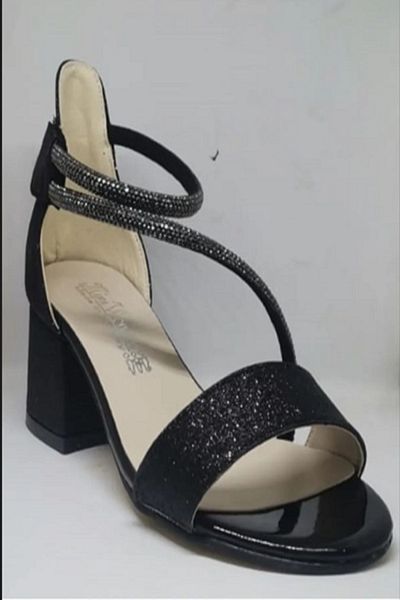VERA LİFE Pantofi de seara cu toc sclipici pentru fete