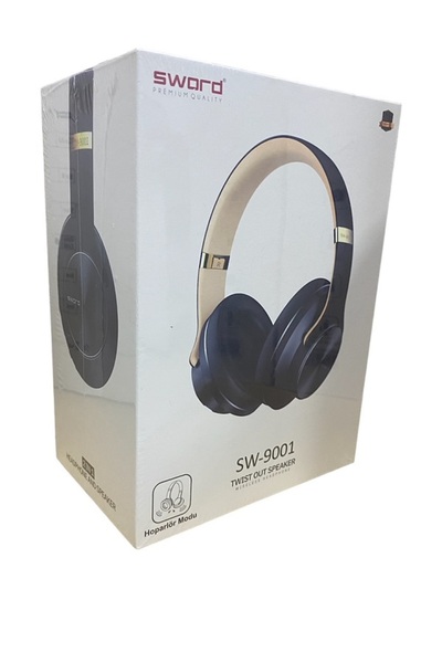 SWORD SW-9001 Kulak Üstü Kablosuz Bluetooth Kulaklık ve Hoparlör