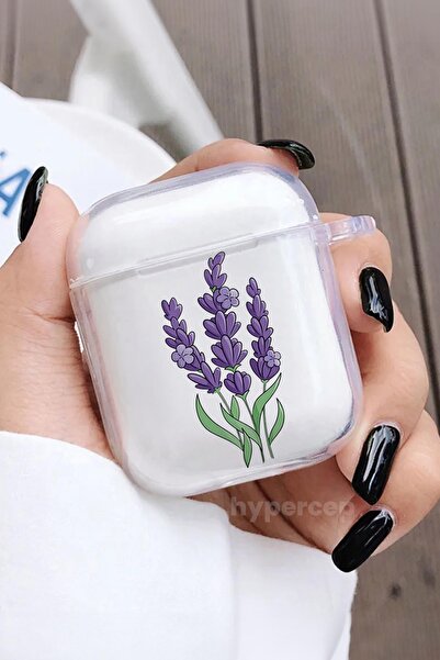 WANNA PROTECT 1 Ve 2. Nesil Uyumlu Desenli Tasarım Şeffaf Silikon Airpods Kul...