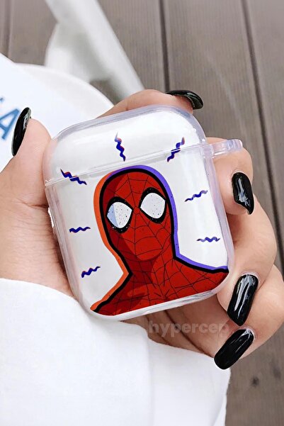 WANNA PROTECT Airpods 1 Ve 2. Nesil Uyumlu Desenli Tasarım Şeffaf Silikon Air...