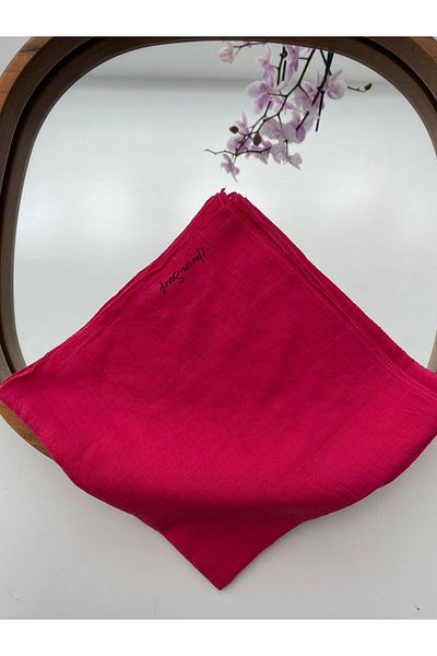 HAREM SCARF Απαλό καρό βαμβακερό κασκόλ