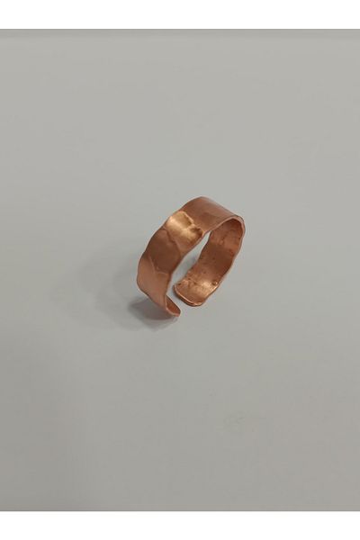 EldenEveBakır Zmay0002-1 Model Copper Hammer Ring
