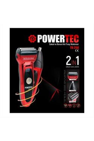 POWERTEC Powertec TR-250 Gift - Beard and Nose Hair Shaver (1 Piece)