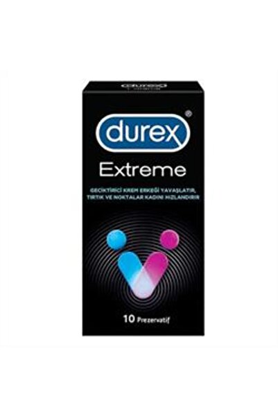 Durex ( KİL MASKESİ HEDİYE ) Durex Extreme 10lu Prezervatif ( 1 ADET )