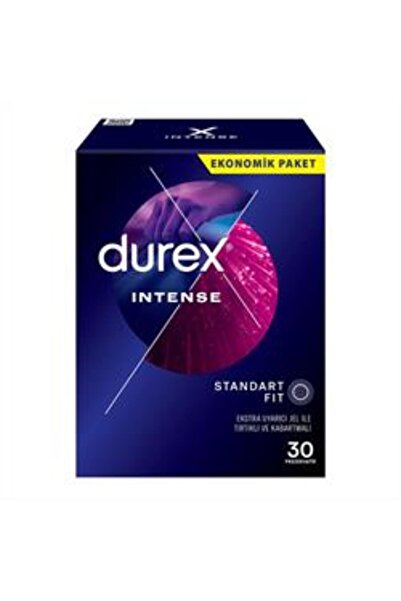 Durex ( KİL MASKESİ HEDİYE ) Durex Intense 30'lu Prezervatif ( 1 ADET )
