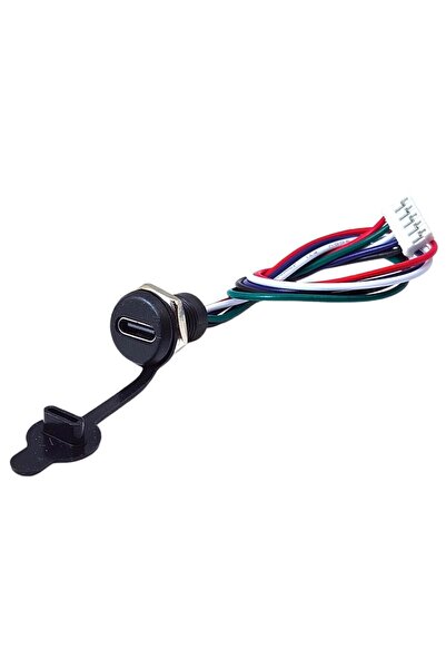 Genel Markalar Intercom Ic-266T-2 Pano Tip Type-C Şase Dişi 5Pin Soketli Şarj...