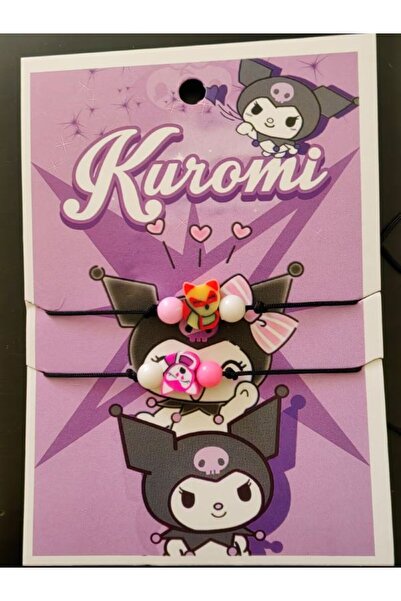 Bluoksweet 2 adet Kurromi frozen spiderman örümcek adam pokemon melody kitty çocuk kız erkek figür bileklik