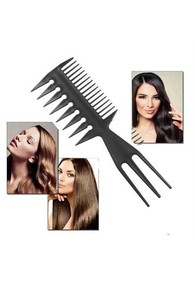 Tikatti Double Sided Antistatic Wax Shaping Comb - Large Range Carbon Comb FR193