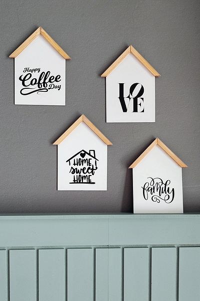 Tooall Magnific set de pictură decorativă în formă de casă pe care îl puteți folosi în fiecare colț al casei tale