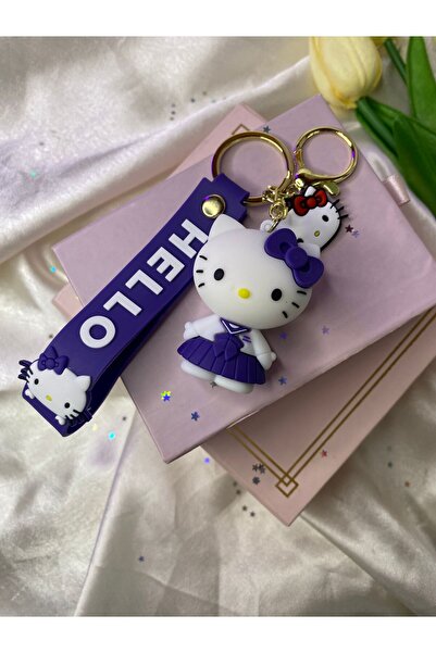 Hello Kitty konsept anahtatlık, büyük boy , çanta süsü hediyelik
