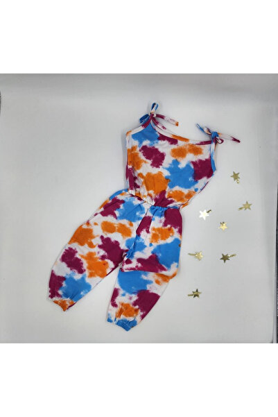 By Cwhr Colorful Rope Strap 100% Cotton Girl's Summer Jumpsuit