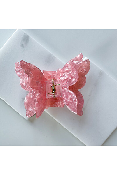 CHARMLUCKY Двойна закопчалка тип пеперуда - цвят кост