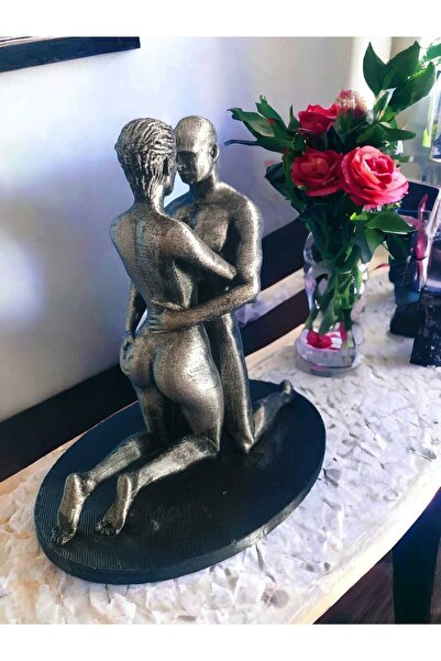 Genel Markalar Aşıklar Gümüş Ev Masa Üstü Dekor -Erkek Ve Kadın Dekorasyon, D...