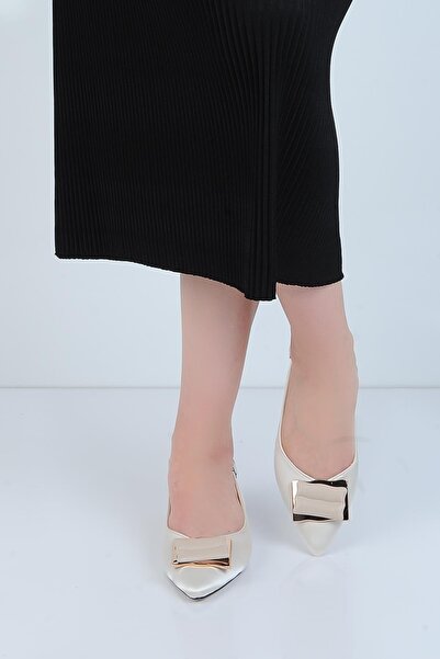 Ayakcenter Γυναικεία καθημερινά Flat παπούτσια μπαλαρίνας Muze