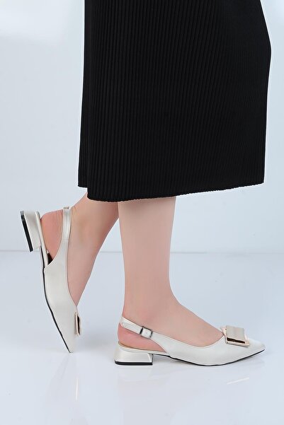 Ayakcenter Γυναικεία καθημερινά Flat παπούτσια μπαλαρίνας Muze