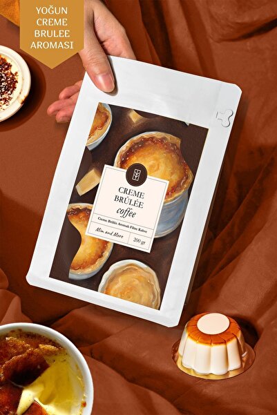 Mim and More Creme Brulee Coffee - Creme Brulee Aromalı Kahve Çekirdek Kahve,...
