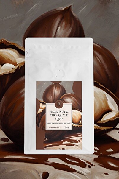 Mim and More Hazelnut & Chocolate Coffee Fındık Ve Çikolata Aromalı Kahve Filtre Kahve, 200 gr